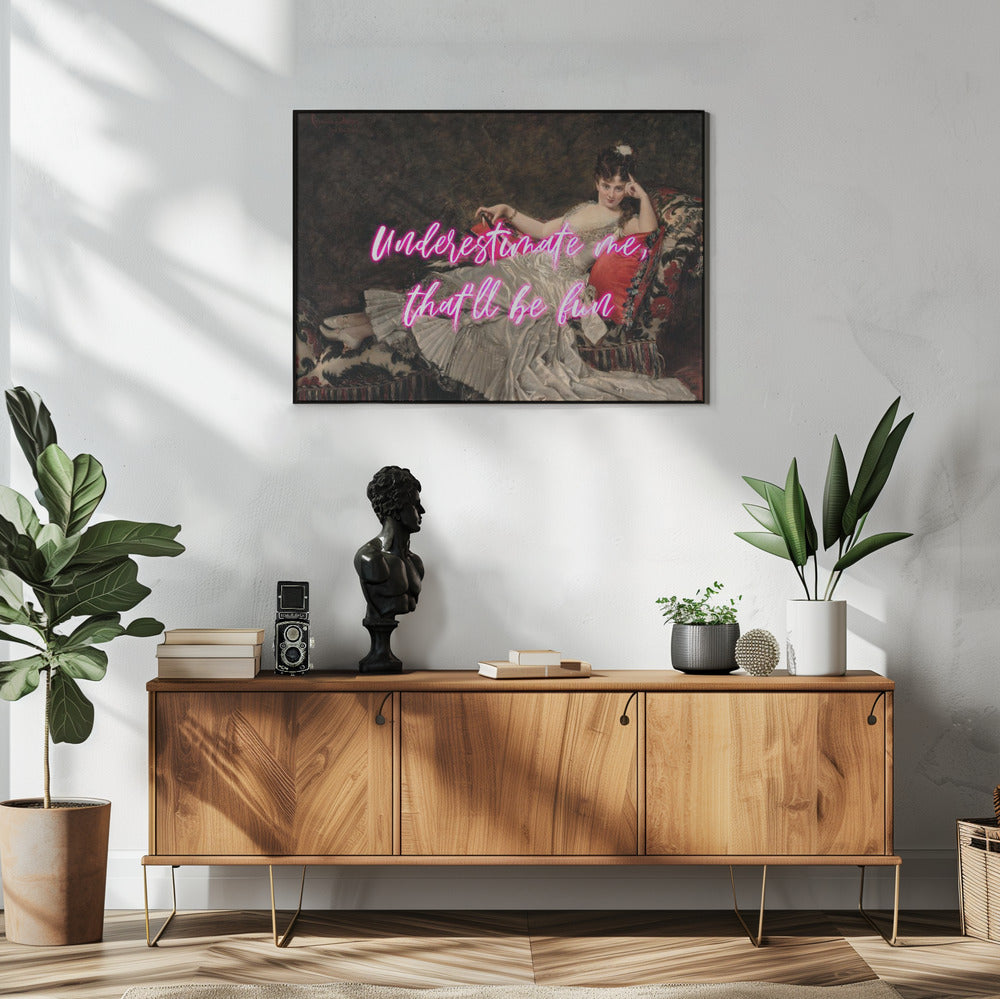 Onderschat de verhouding 6 | Poster