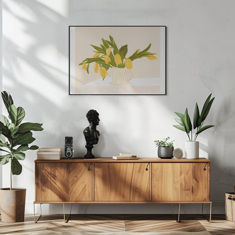 Pandcyellowtulips Kopie | Poster