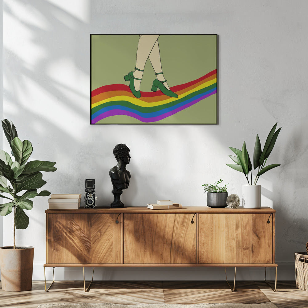 Regenboogwandeling | Poster