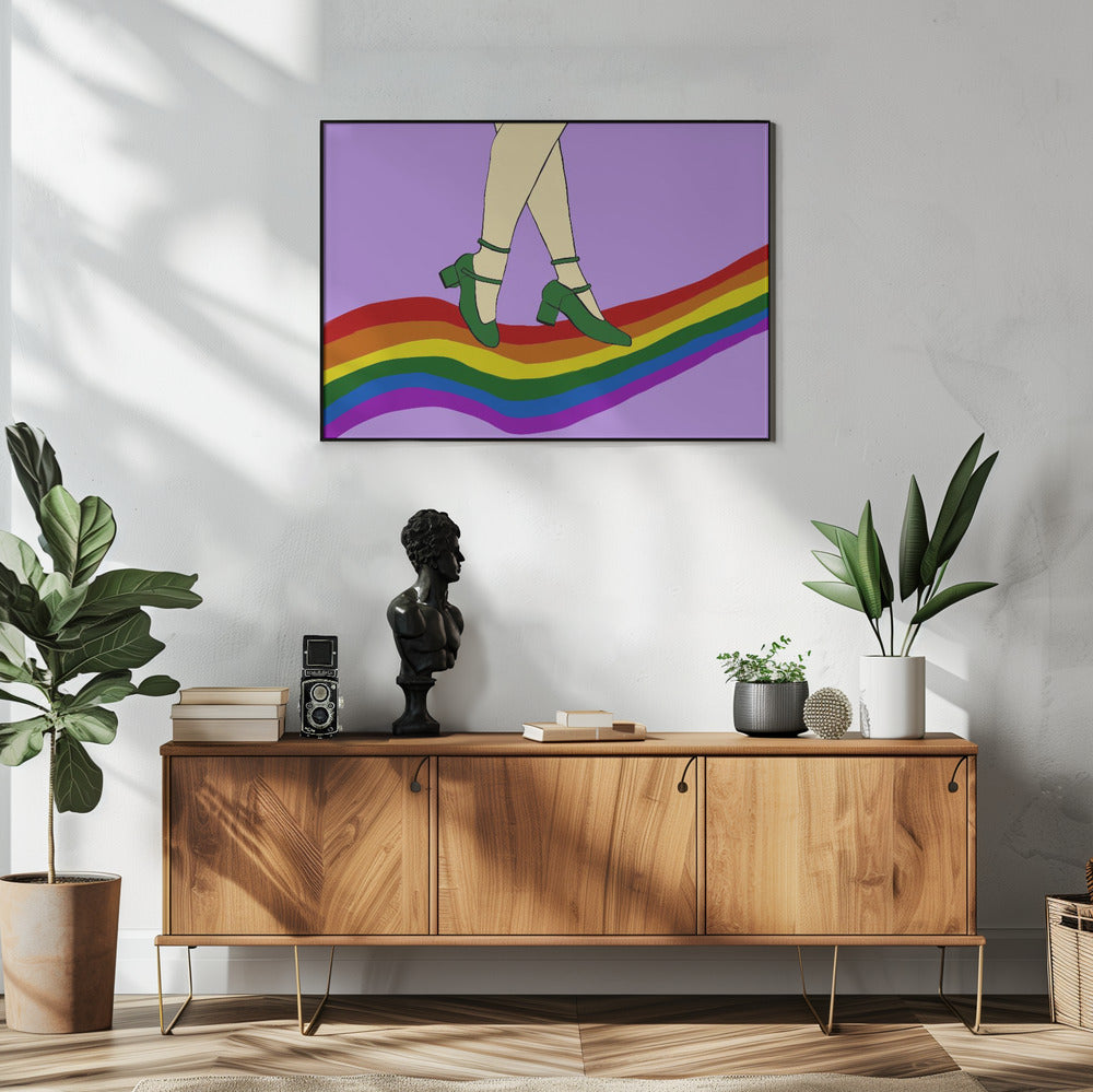 Regenboogwandeling | Poster