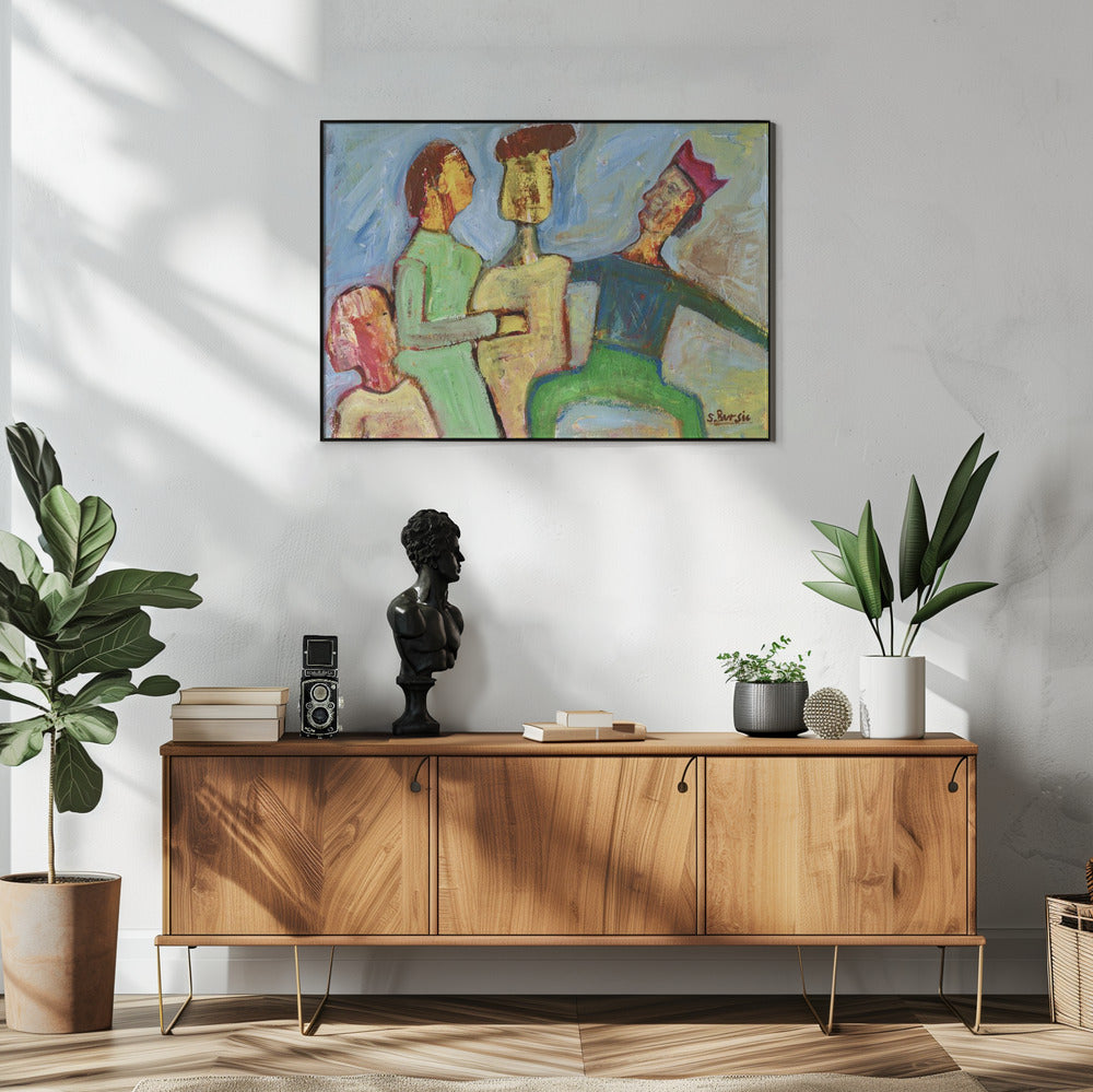 De aardige vrienden. | Poster