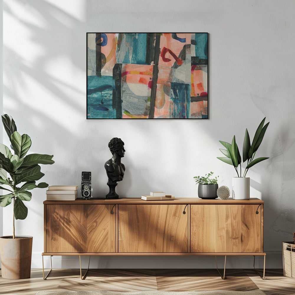 Multi Abstracte Vormen 2 | Poster