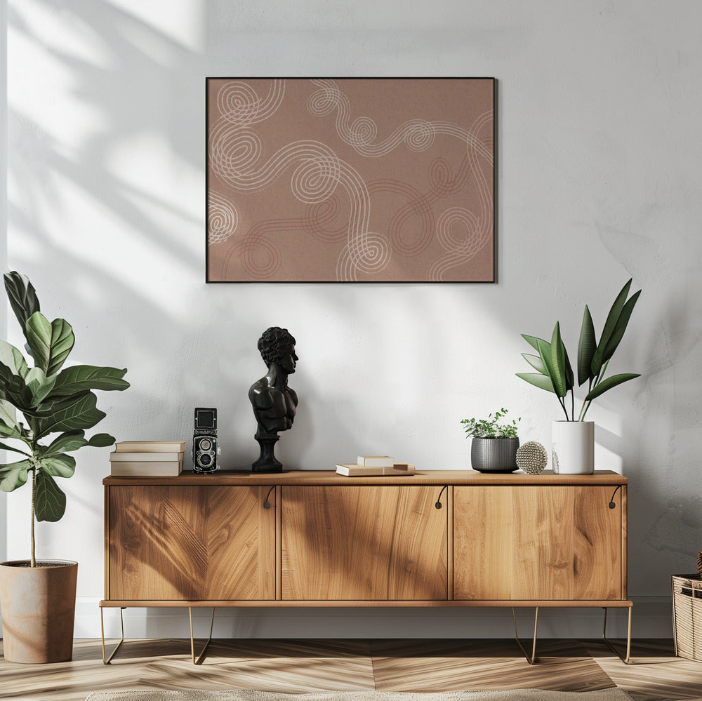 kalmerende essentials loops Mocha Mousse | Poster