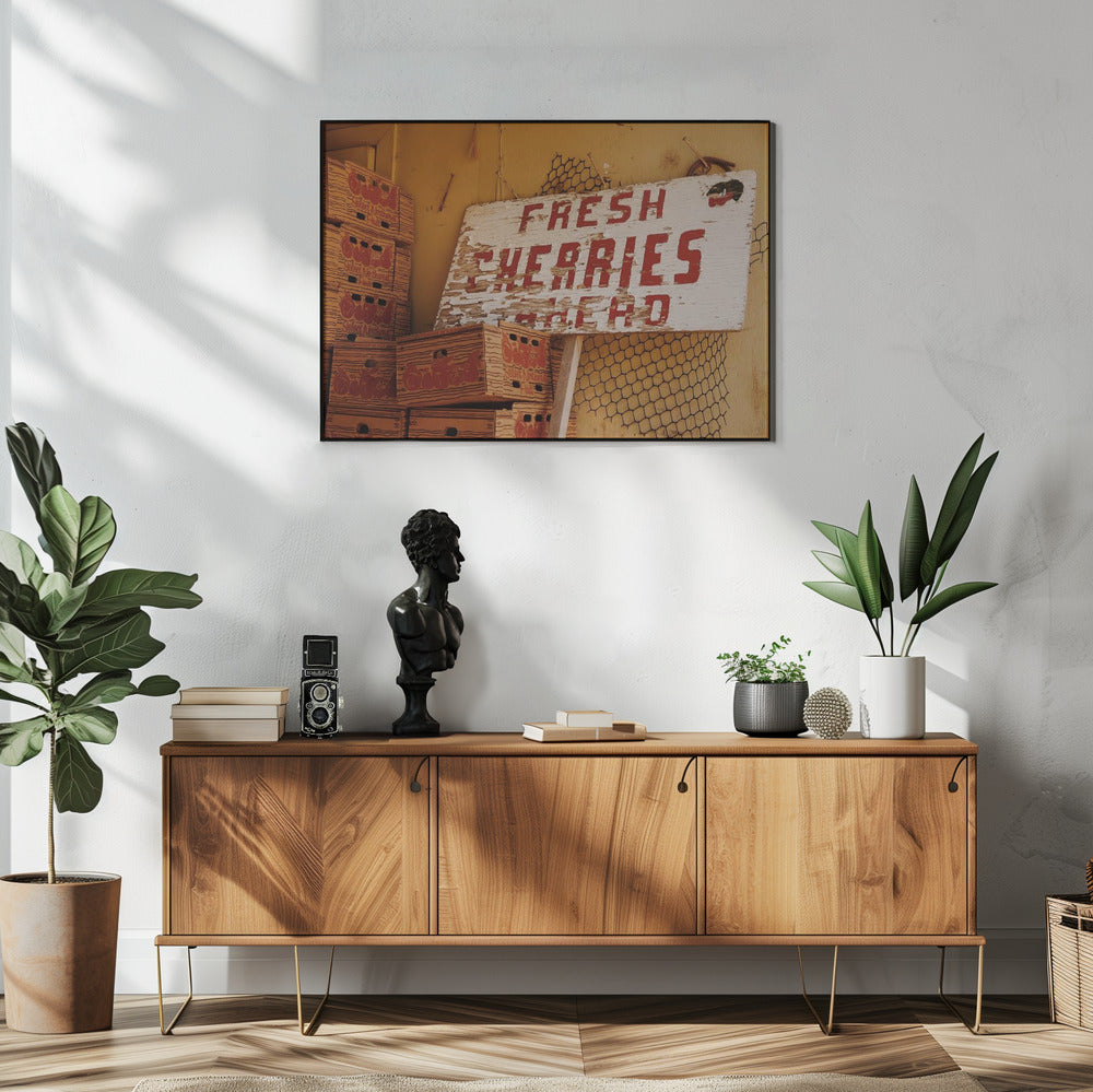 Verse kersen in aantocht | Poster