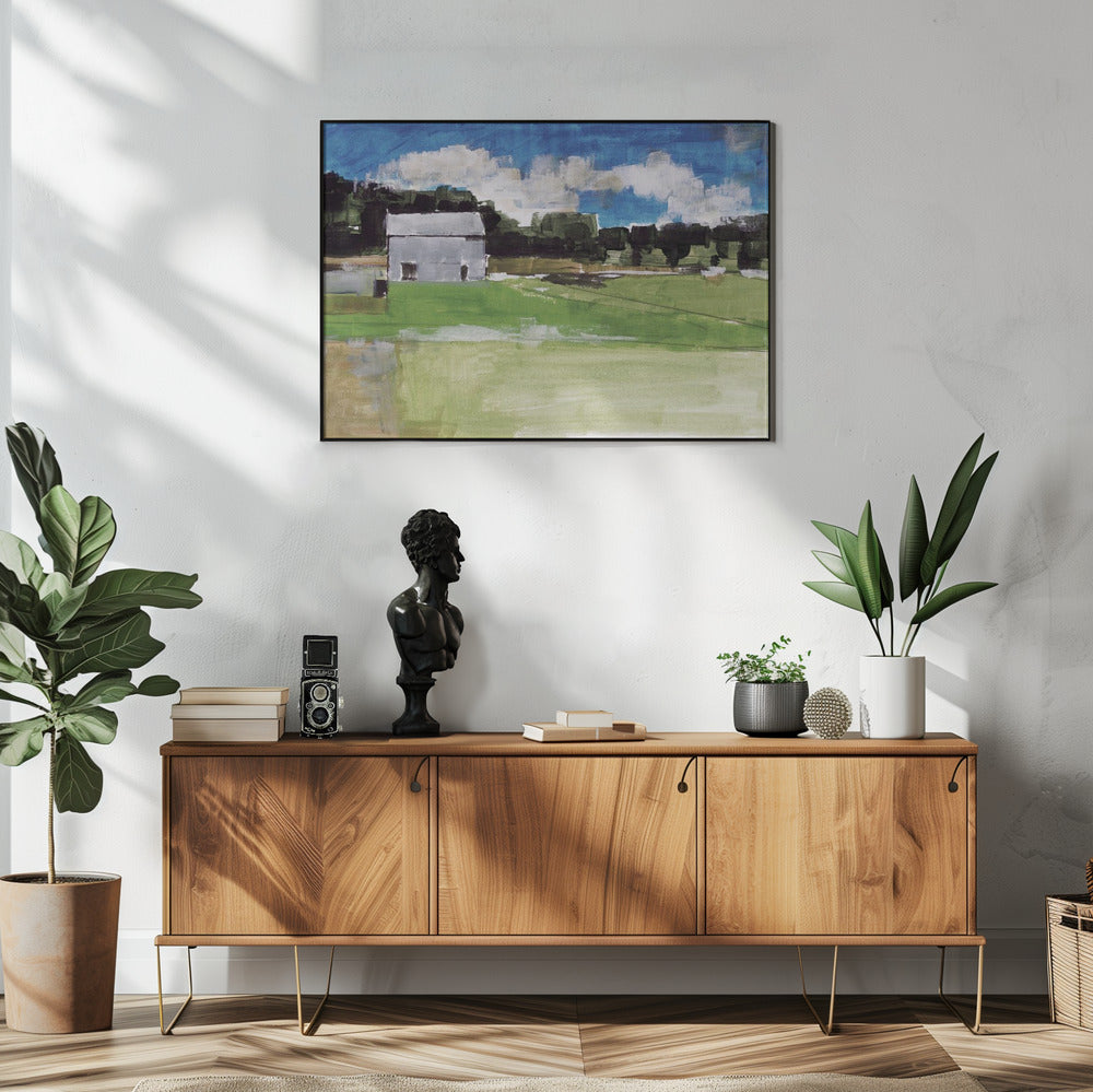 Barren Farm Barn Print nr. 2 | Poster