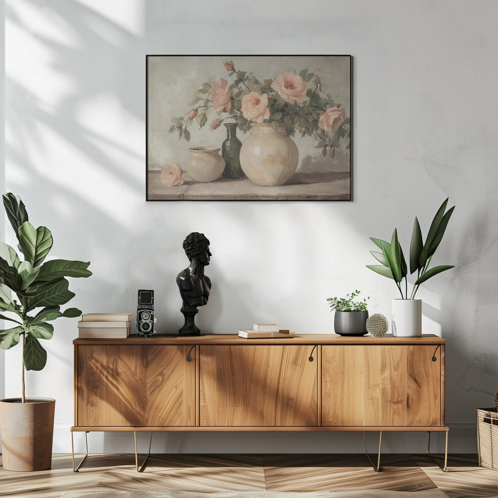 Flower in Vase Painting | Poster