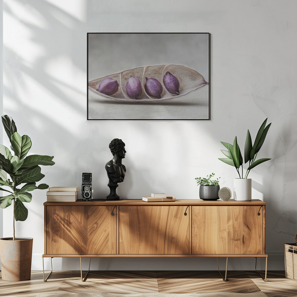 Paarse Pod Harmony | Poster
