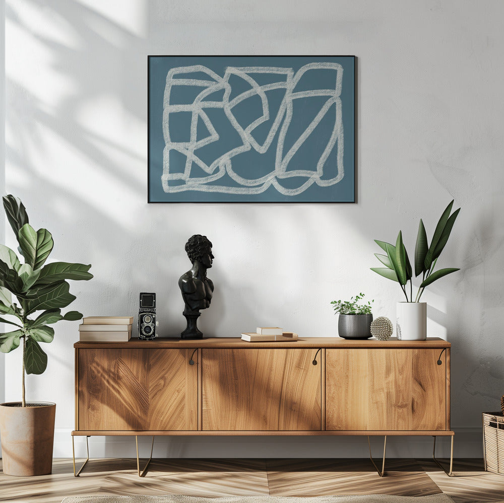 Blue abstract | Poster