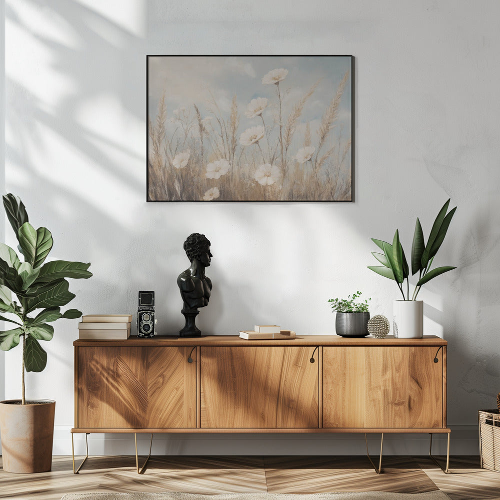 Serene weidebloesems | Poster