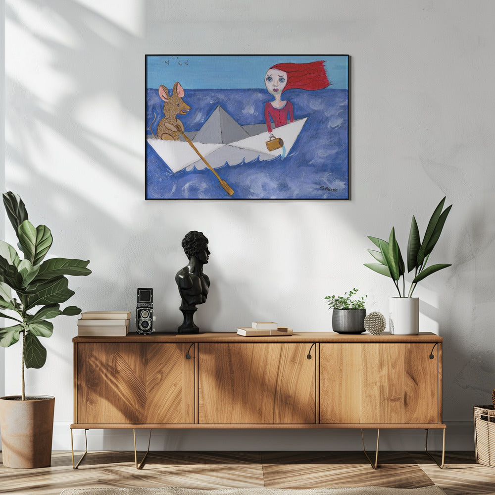 Don't go out in a paper boat with a Rat. | Poster