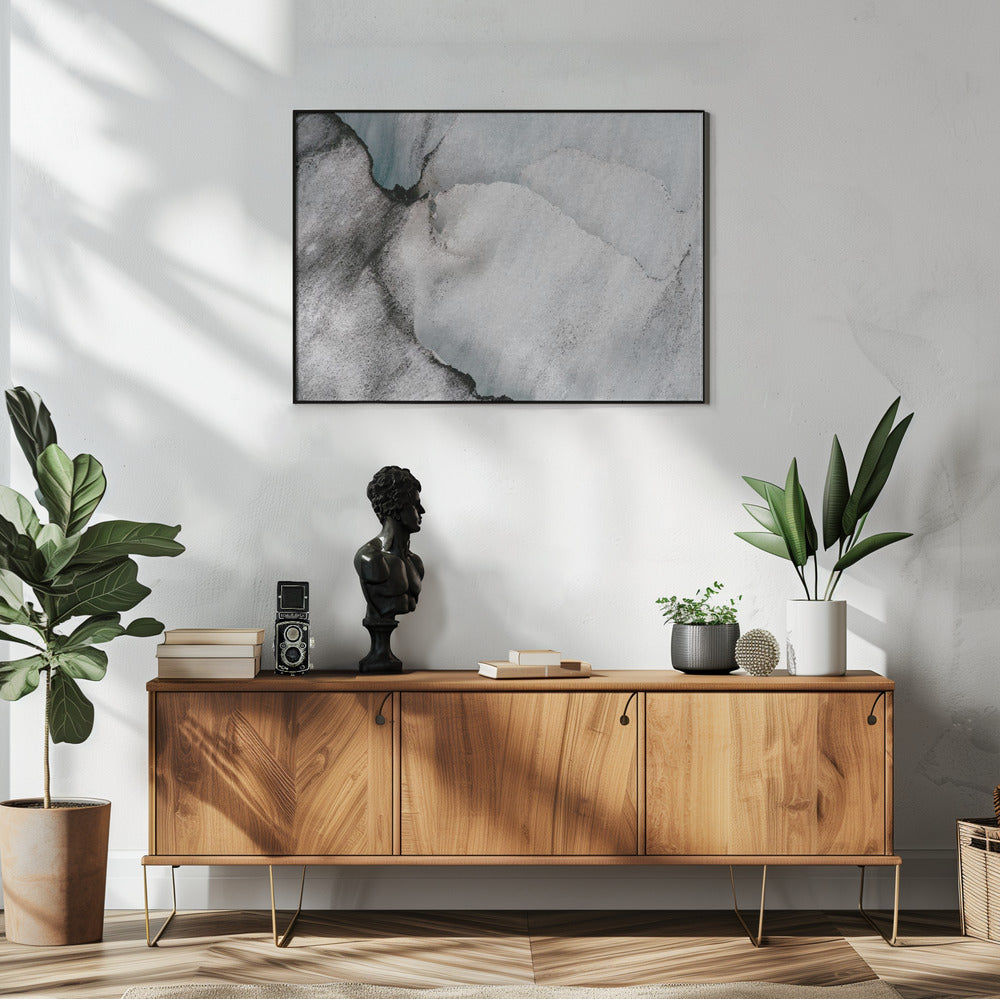 Abstracte vormen van landschap #4 | Poster