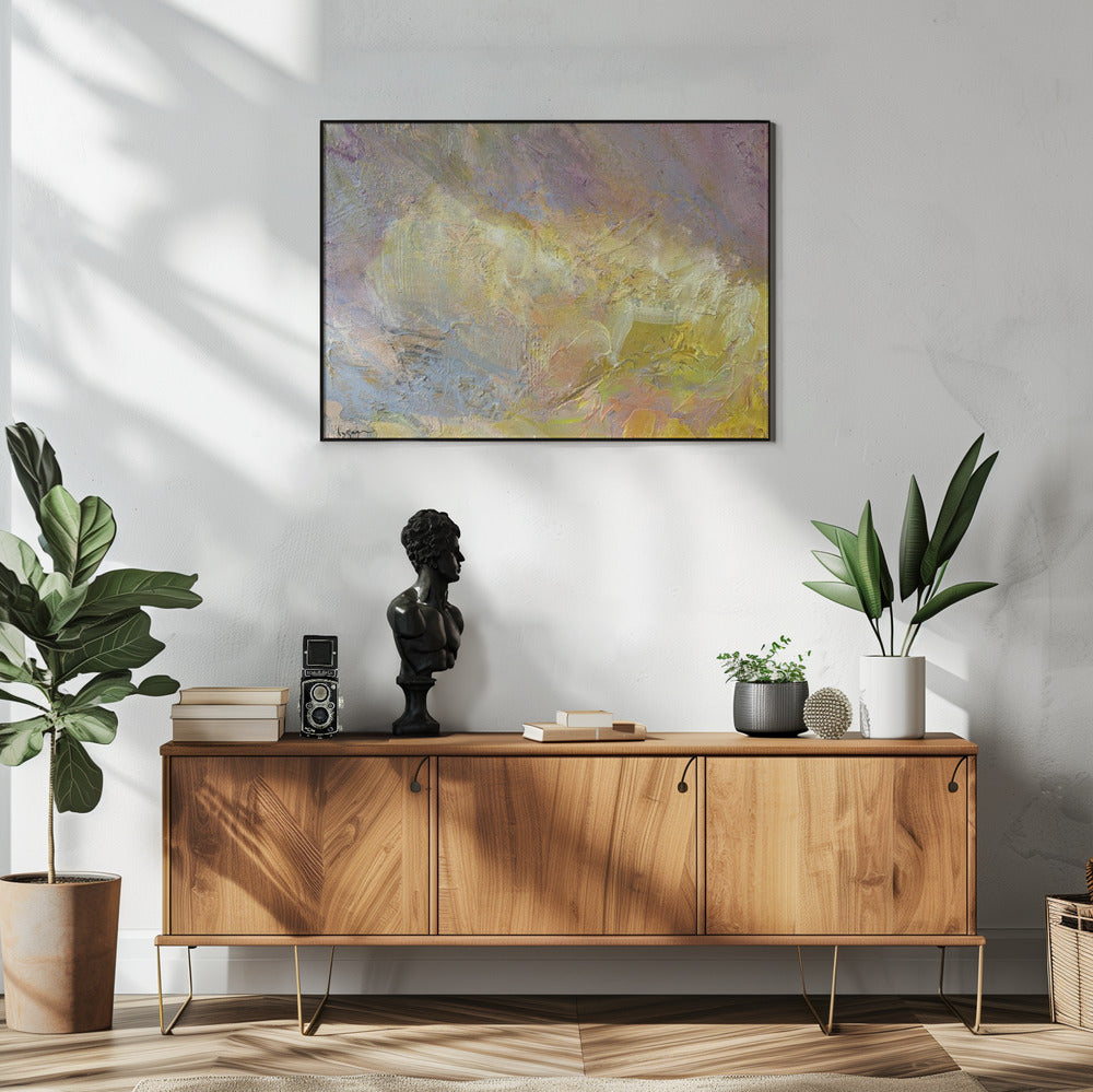 Soaring Golden Abstract | Poster