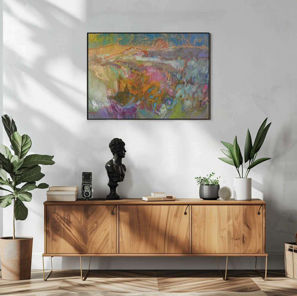 Levendig berglandschap | Poster