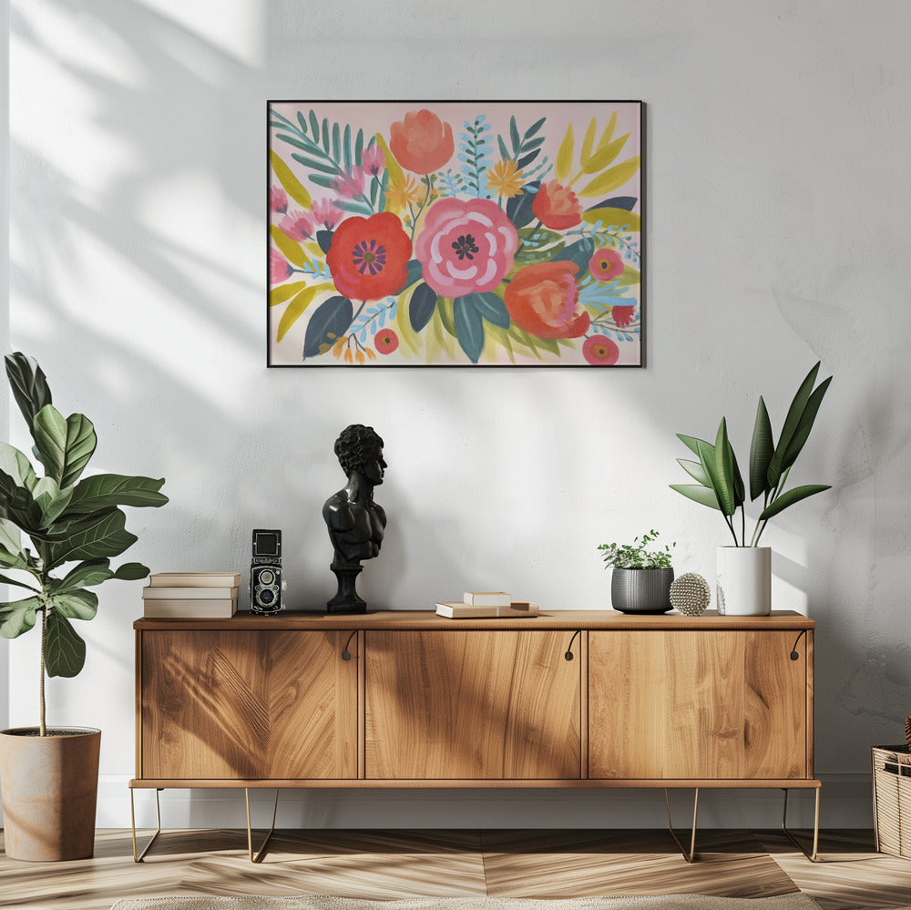 Grillige Lentetuin | Poster