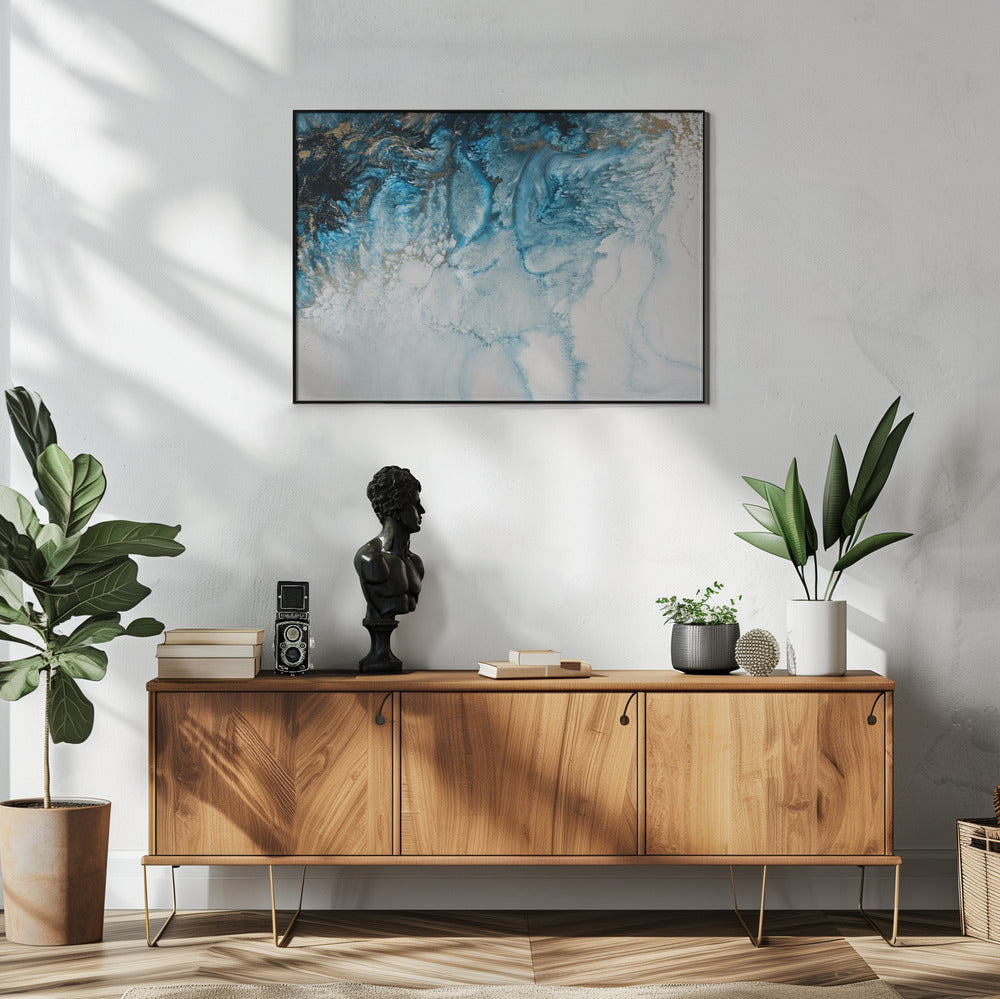 Kustkunst - Kustblauw | Poster