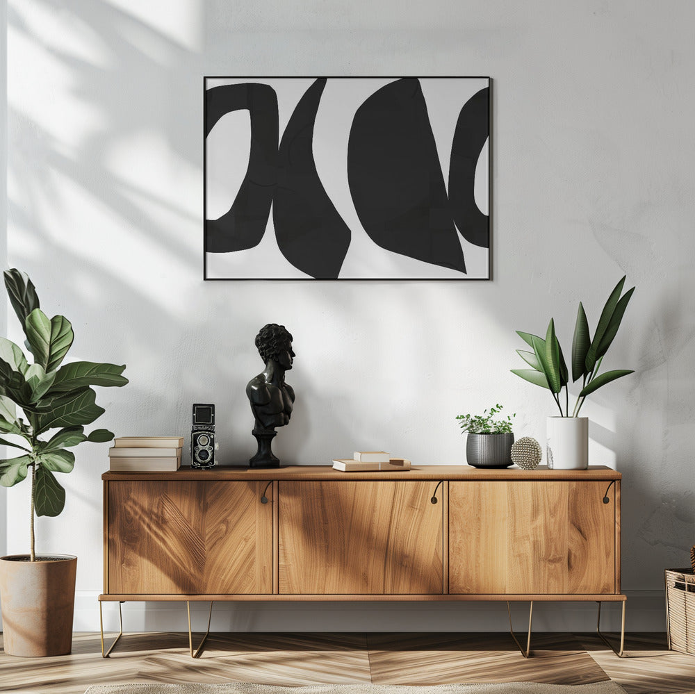 Big Black Shapes 1 | Poster