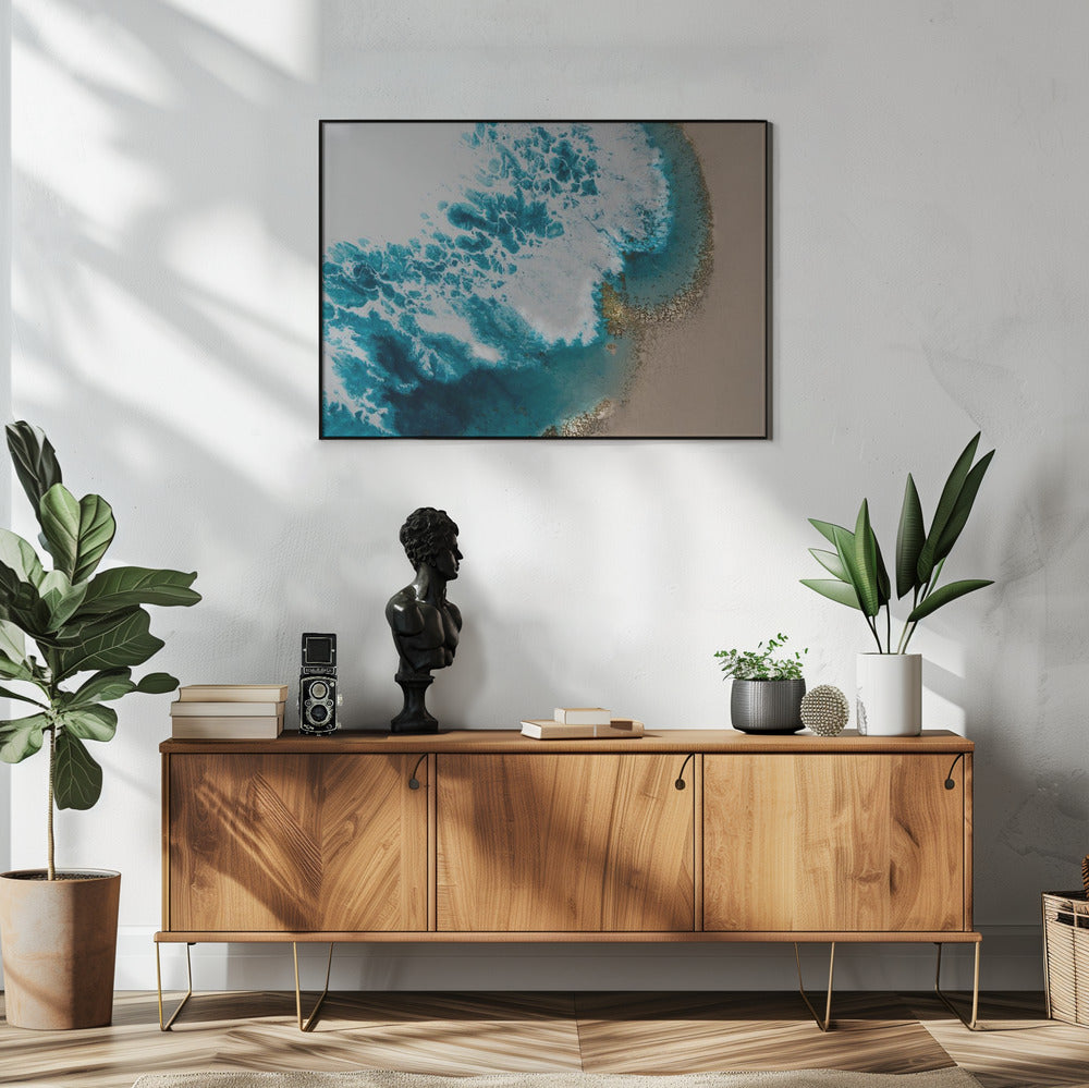 Luchtstrand - Zonsondergangstrand | Poster