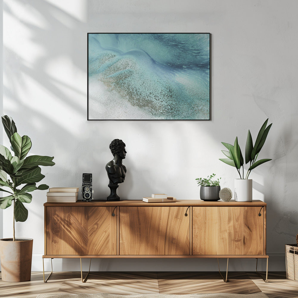 Turquoise Tranquility Tifupscaled CGI 13287w Kopie | Poster