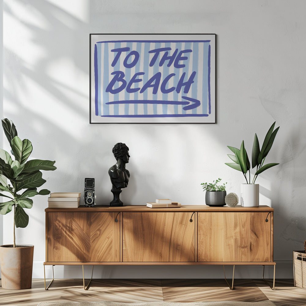 Beach Bound Signage | Poster