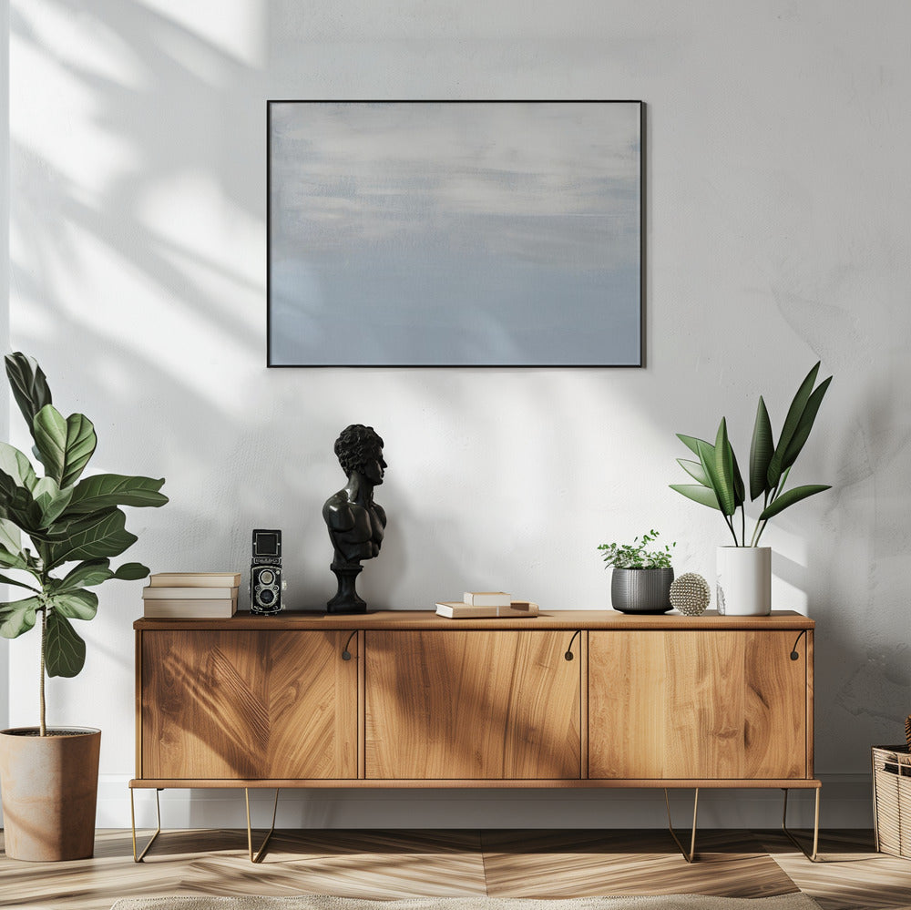 Minimalistisch abstract landschap | Poster