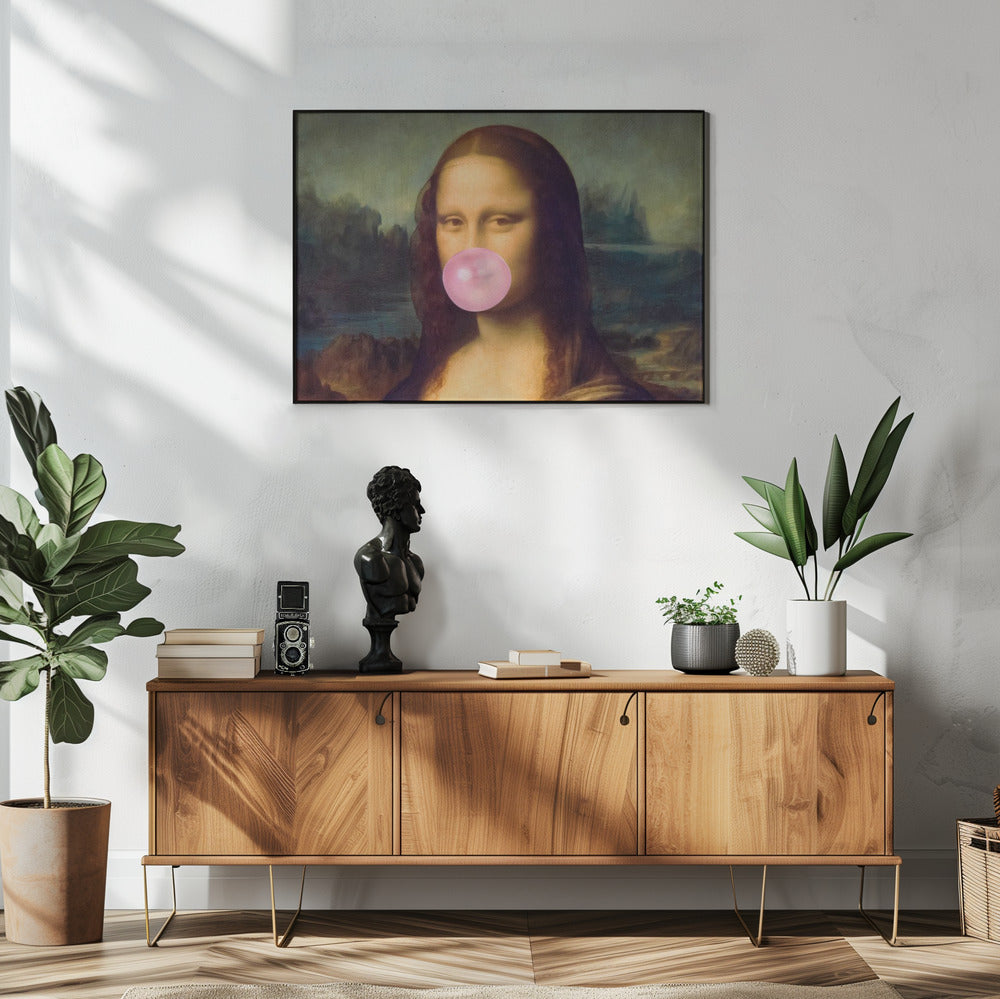 Mona Lisa Bubblegum | Poster