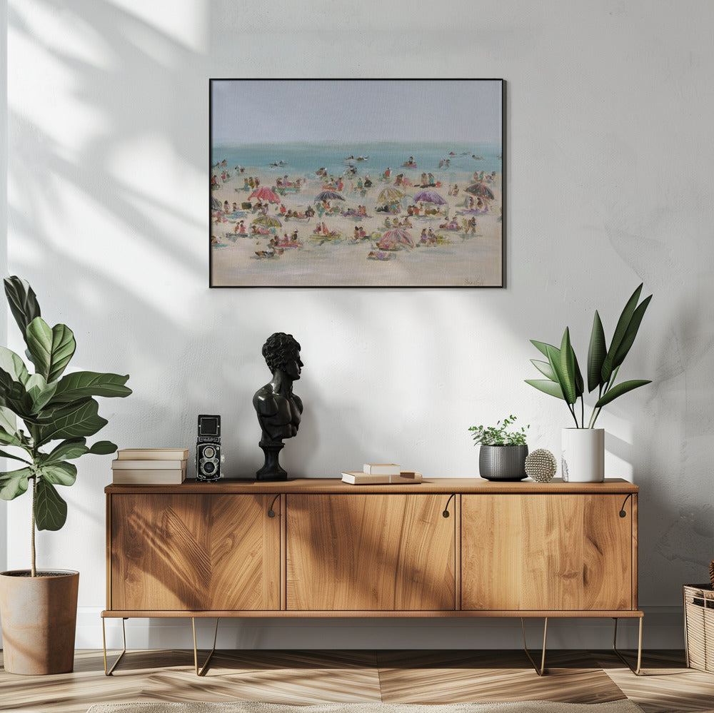 Impressionistisch strandgezicht | Poster