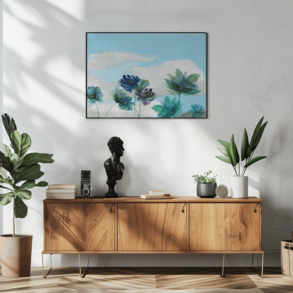 Azure Bloom Horizon | Poster