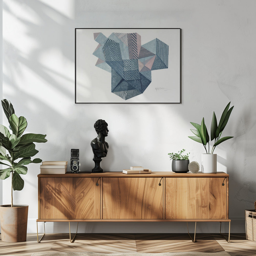 Veelhoekige vorm II. | Poster