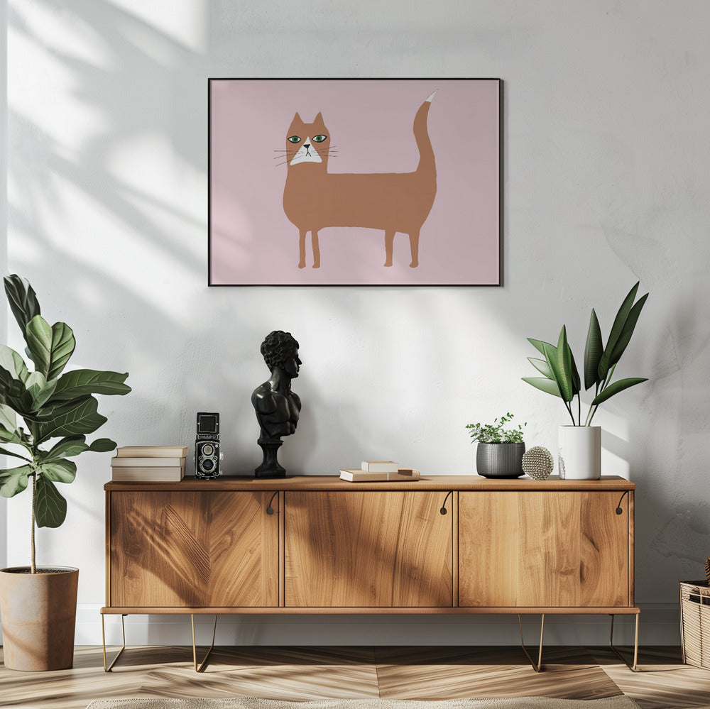 Cat ginger orange | Poster