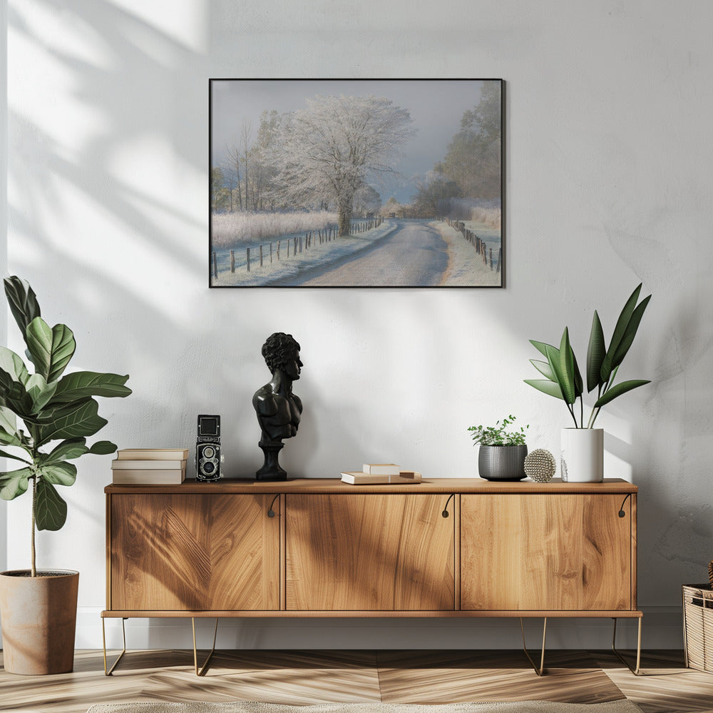 Een ijskoude ochtend | Poster