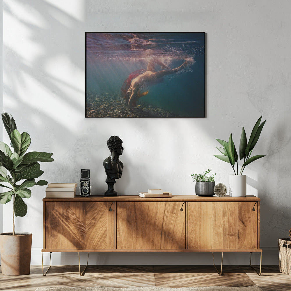 Duiken in balken | Poster