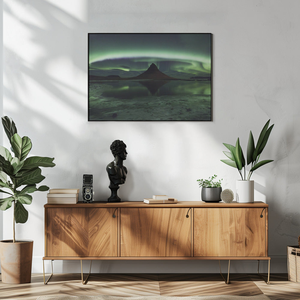 Kirkjufell Aurora | Poster