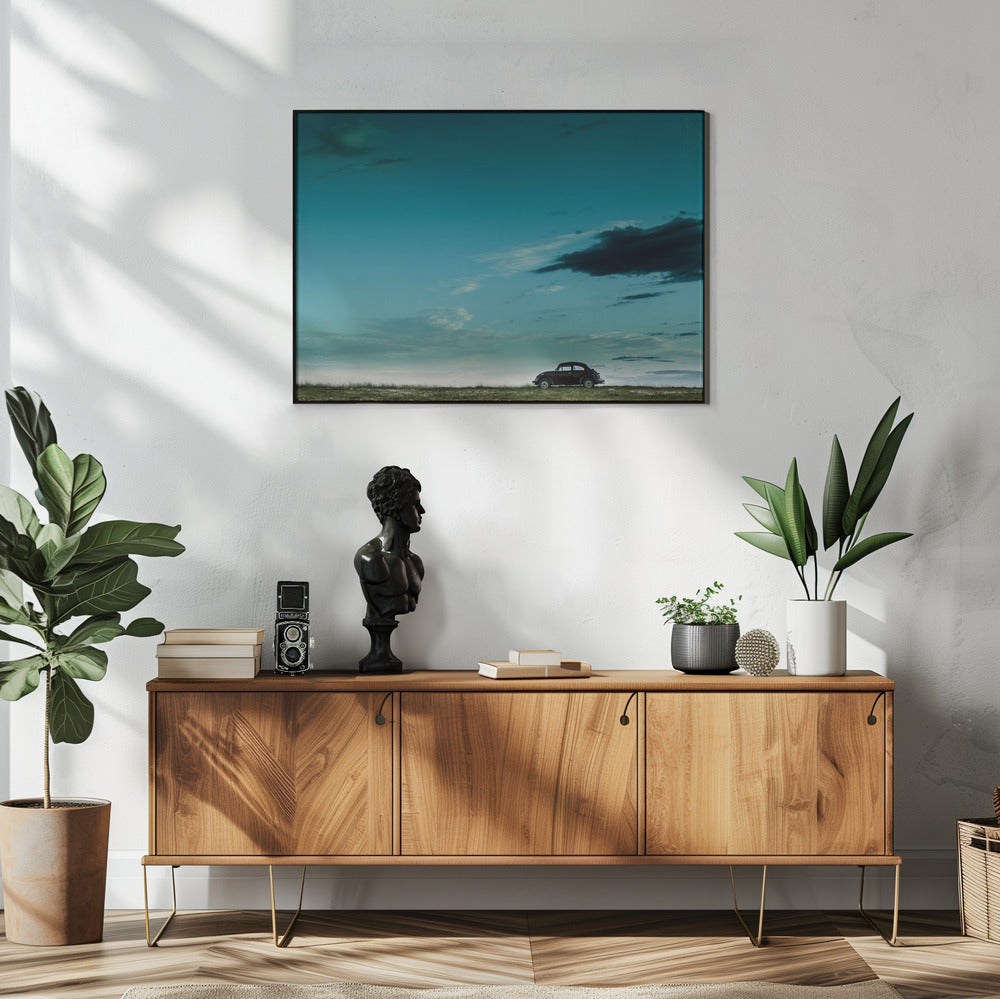 De Rode VW Kever | Poster