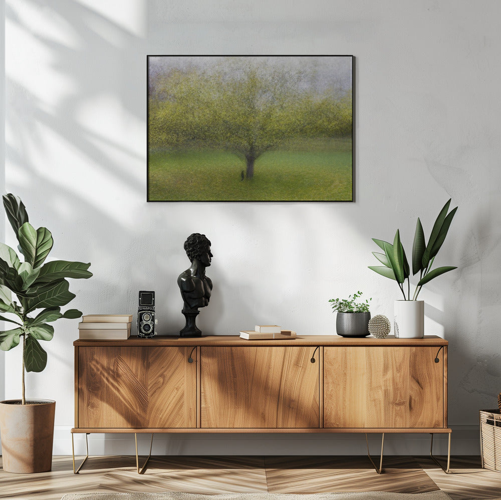 De kat bij de boom | Poster
