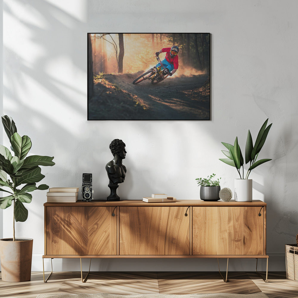 Gouden Bermed Hoek | Poster
