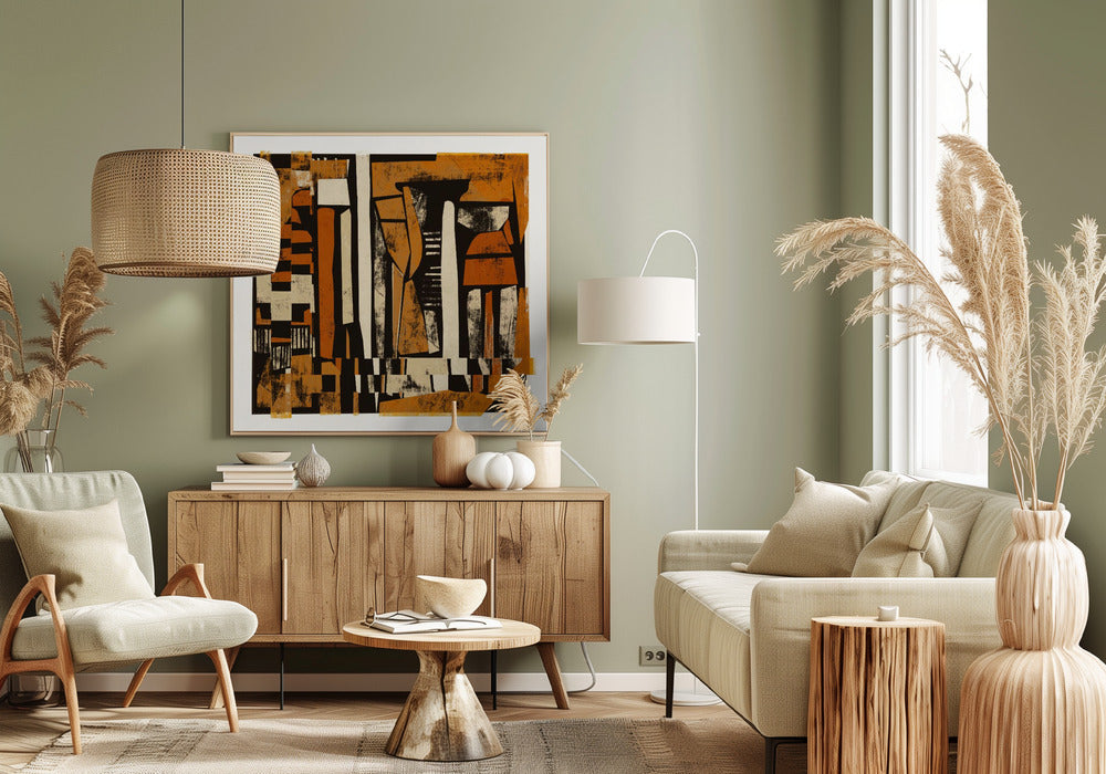 Abstracte harmonie | Canvas