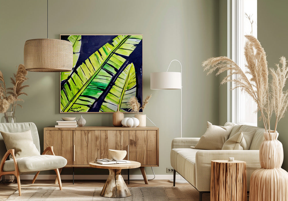 Bananenbladeren | Canvas