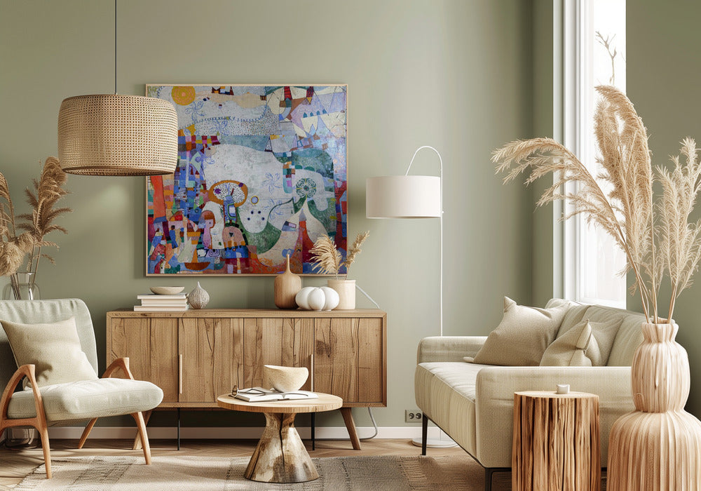 Verafgelegen dorp | Canvas