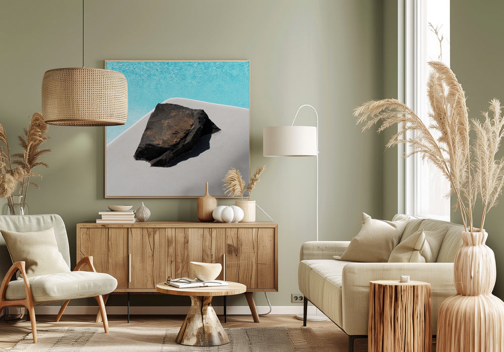 Rock bij het zwembad | Canvas
