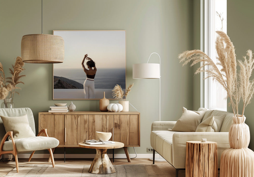 Poseren aan zee | Canvas
