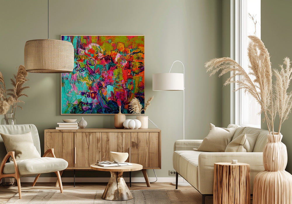 Ethereal Blossom Glow | Canvas