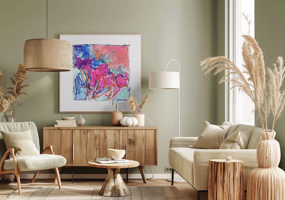 Levendige bloesems | Canvas