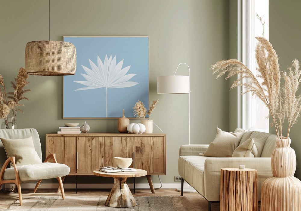 Tropisch Blauw 2 | Canvas