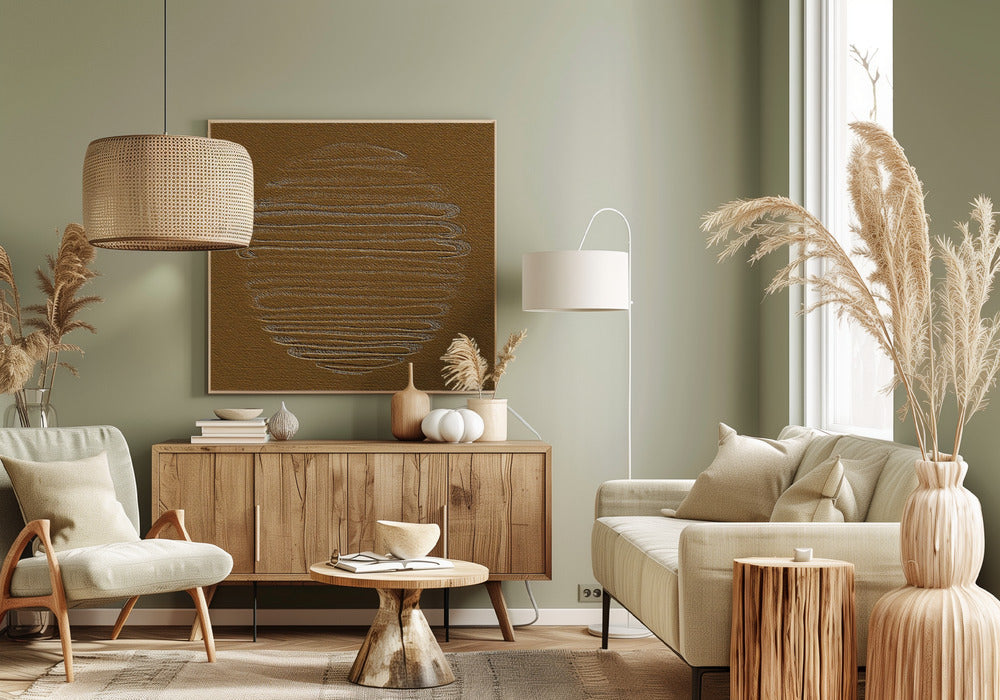 Ronde vorm 37 | Canvas
