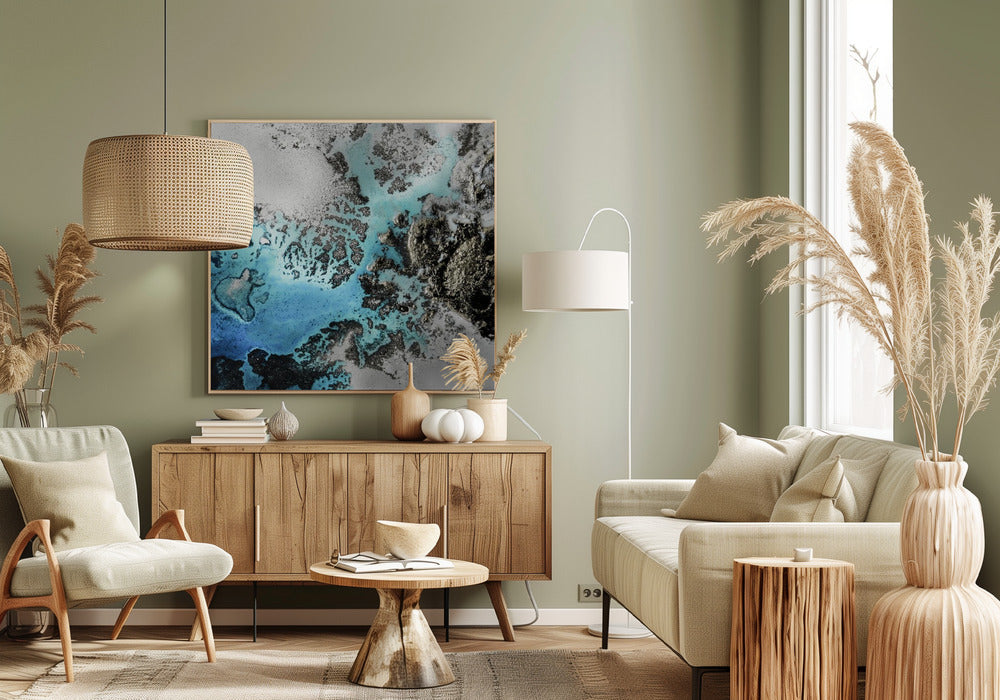 Meest populair - Maritime Majesty - Turquoise Coral Vibes | Canvas
