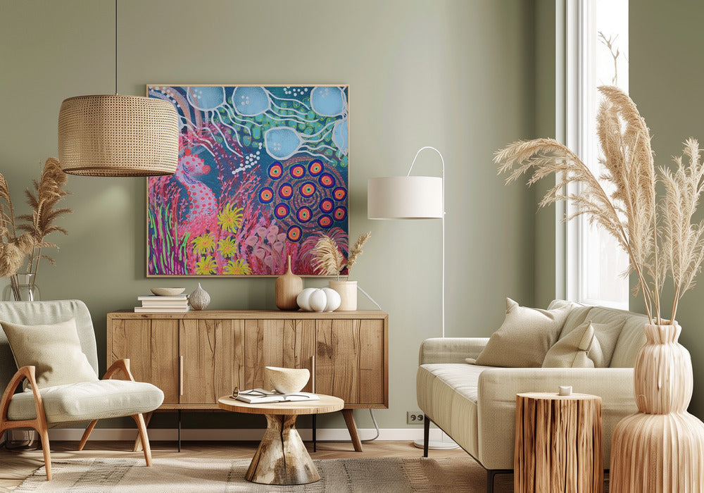 Zeepaardje in het regenwoud van de zee | Canvas
