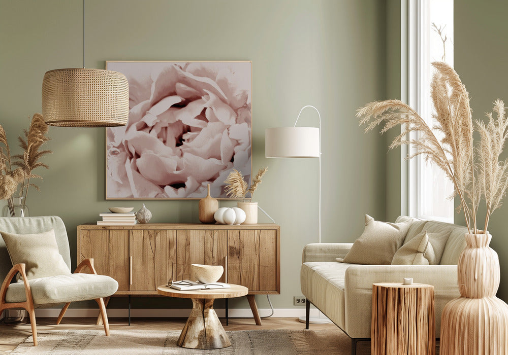 Delicate pioenroos | Canvas