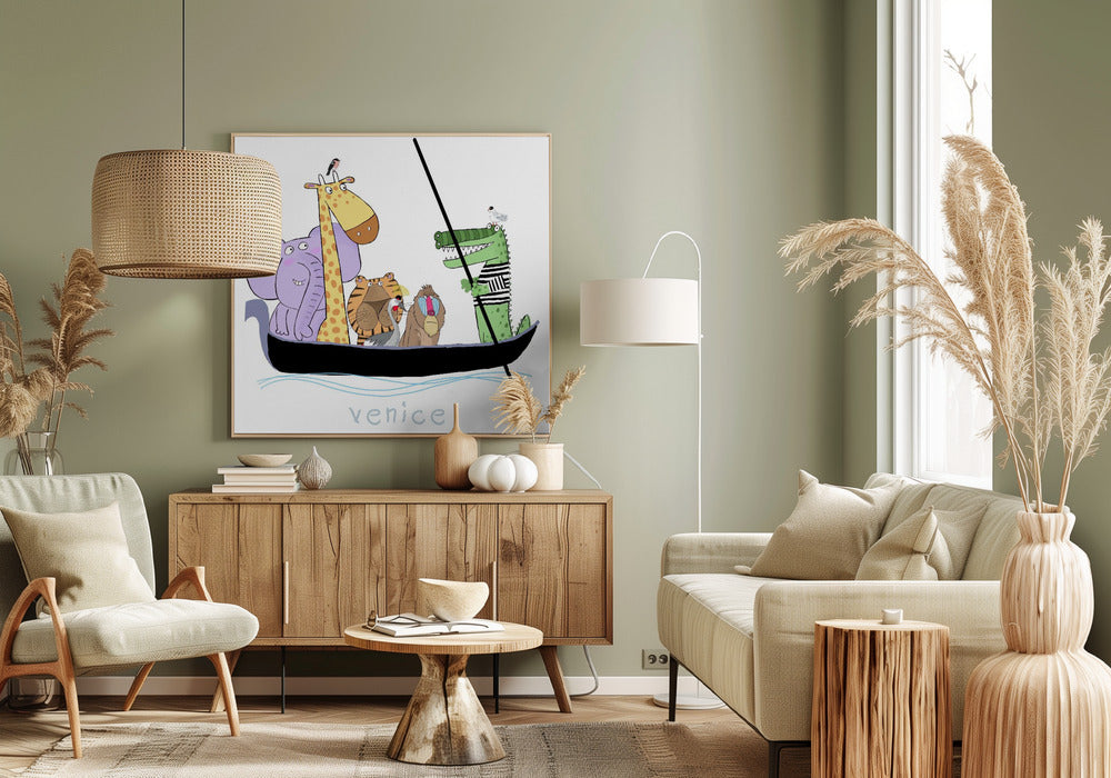 Venetiaanse safaritocht | Canvas