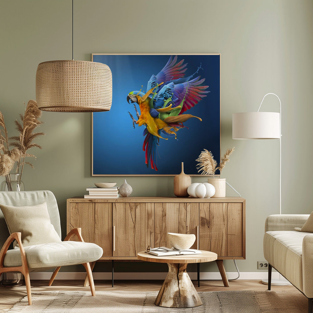 Vliegende kleuren | Canvas