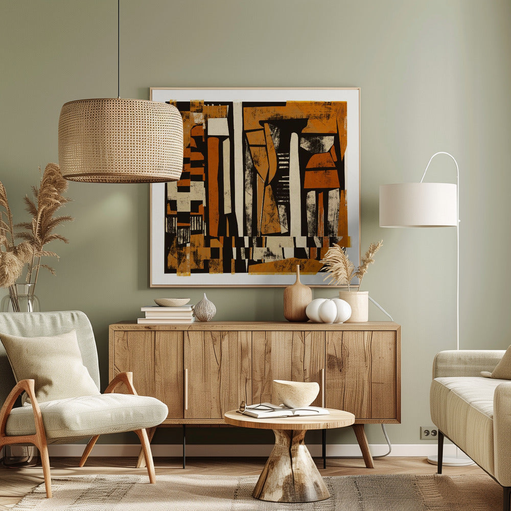Abstracte harmonie | Canvas